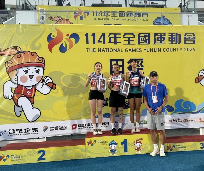 竹縣鏈球國手余雅倩全運會3連霸封后  林玉婷三級跳連莊第一