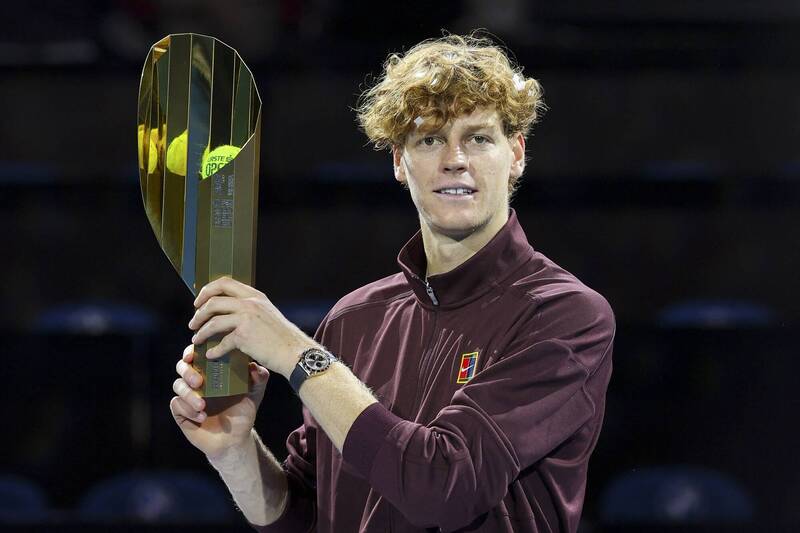 網球》辛納克服抽筋維也納2度奪冠 3盤大逆轉茲維列夫