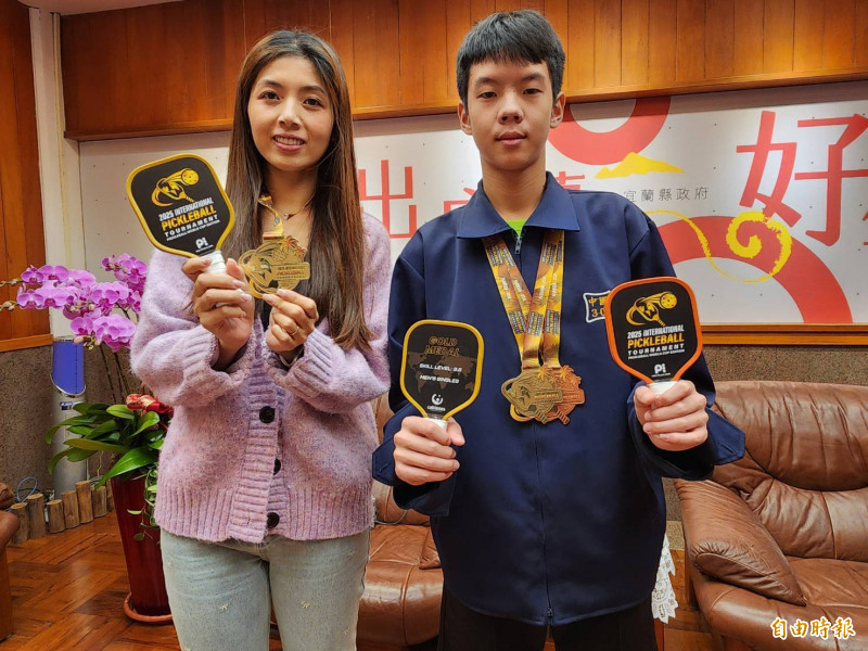 匹克球世界盃、宜蘭2選手獲金牌 縣府允諾建專用球場