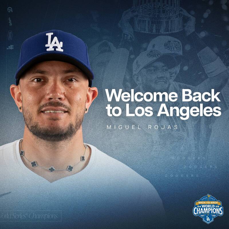 MLB》世界大賽G7驚天追平轟！羅哈斯正式回歸道奇 有話想對球迷說