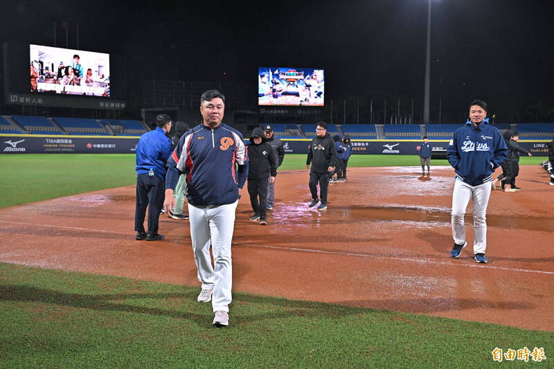 台日對抗賽》「瑞恩」來襲 晚場台灣內戰取消