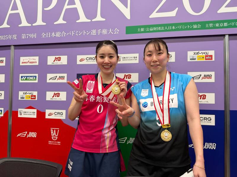 羽球》日本「新最美女雙」首冠出爐！ 志田千陽哭成淚人兒吐心聲