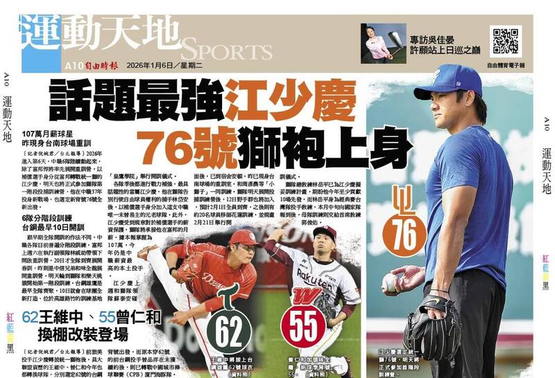 話題最強江少慶 76號獅袍上身