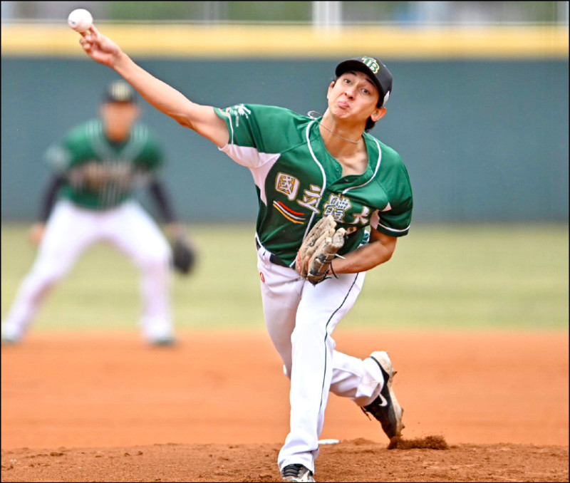 大專棒球聯賽》台美混血雷皓博優質先發 國體大 今與北市大爭冠