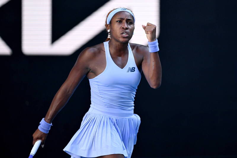 澳網》21歲高芙「美國內戰」逆轉勝 大滿貫百役勝率追平球后