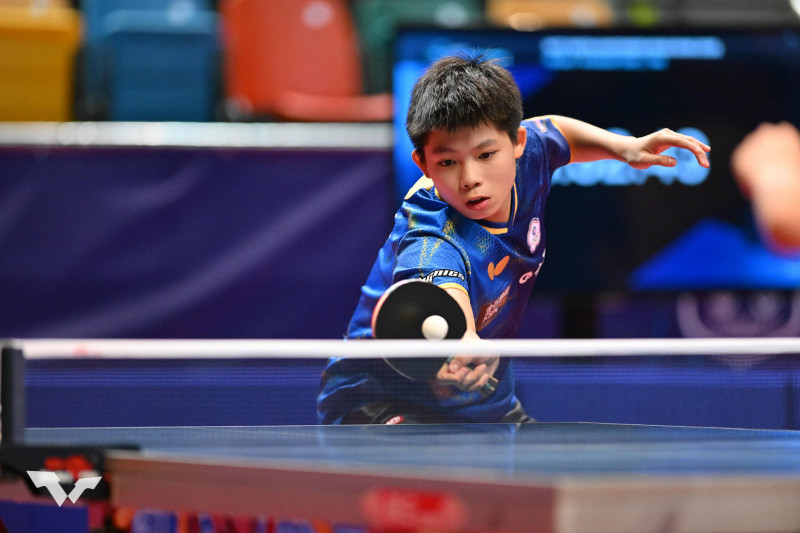 桌球》小林冠軍陪練員名不虛傳 陳凱程連2年奪下U15國手排名第一