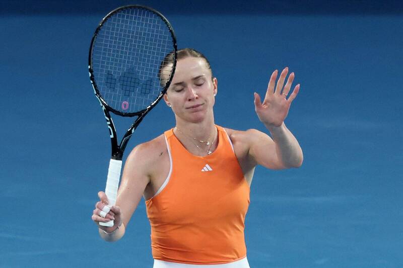 澳網》遭世界球后橫掃無緣決賽 烏克蘭女將：我沒資格難過...