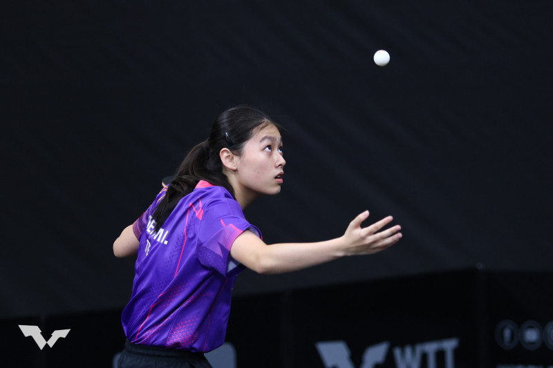 桌球》讓2追3逆轉世青金牌搭檔吳映萱 陳忞昕U17排名賽首度封后