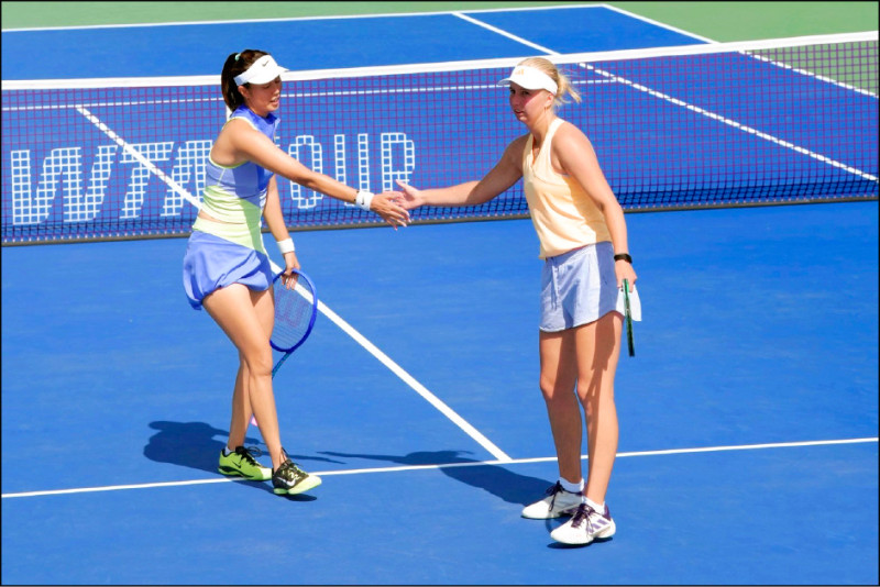 謝詹大戰破局 詹皓晴挺進杜拜女雙8強