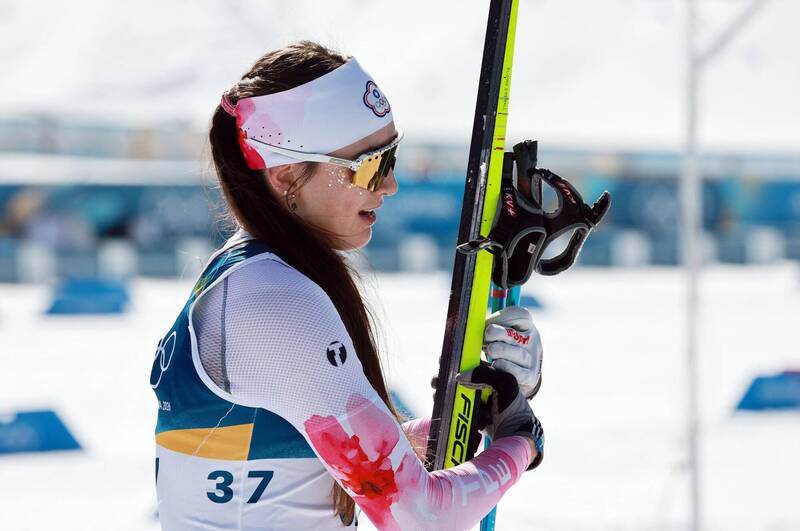冬奧》越野滑雪50公里 台美混血美女余睿第22名完賽、排名亞洲最佳