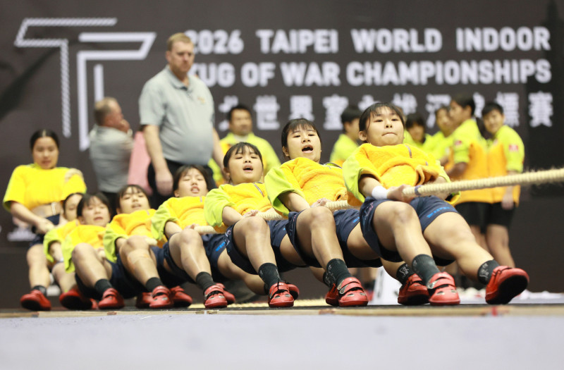 拔河》世界室內賽 地主台灣首日公開賽掃3金3銀3銅