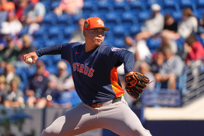 MLB》台灣強投鄧愷威開幕戰無緣登板！ 太空人慘被墊底天使完封