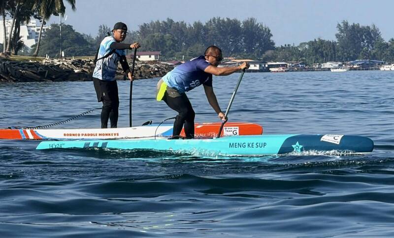 婆羅洲國際SUP馬拉松賽 台灣選手勇奪冠、亞軍