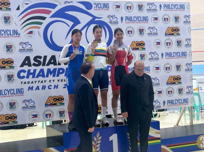 自由車》楊喬卉破亞青紀錄再添銀牌 亞錦賽包辦2銀1銅