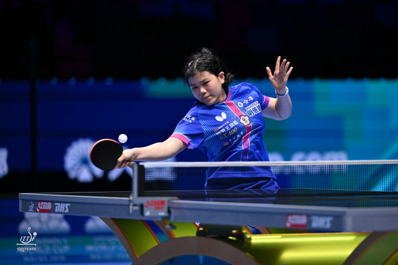 桌球世界盃》直落三不敵中國名將陳幸同 葉伊恬無緣晉級16強