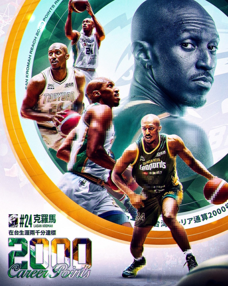 TPBL》在台灣打3年的雲豹洋將克羅馬 達成2000分里程碑