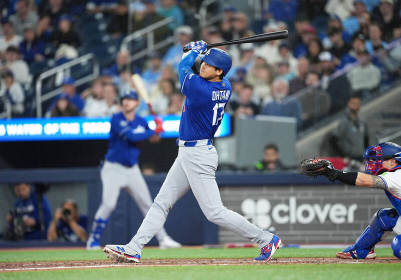 MLB》大谷翔平近4戰夯3轟 道奇17安+5轟暴打、賞藍鳥5連敗