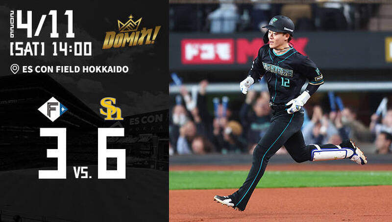 日職》王牌伊藤大海失6分吞首敗 日本火腿開季對軟銀鷹4場全輸