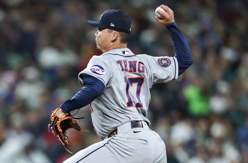 MLB》台灣強投鄧愷威後援0.2局飆2K好投！太空人卻遭再見安吞6連敗