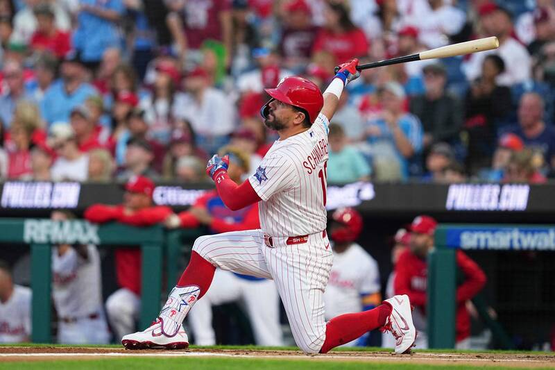 MLB》去年擊敗大谷翔平奪全壘打王！  費城人明星重砲雙響衝上6轟