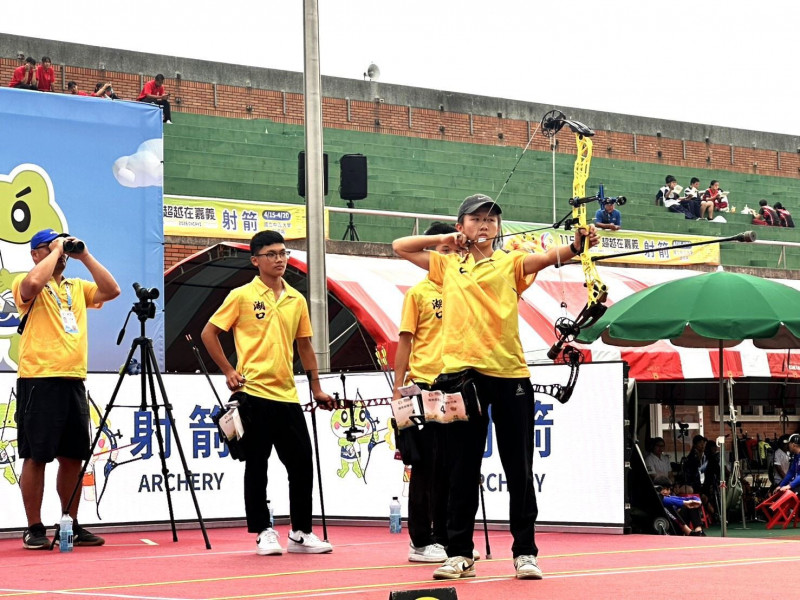 新竹縣全中運提前奪雙金 湖口國中橫掃複合弓男女雙金