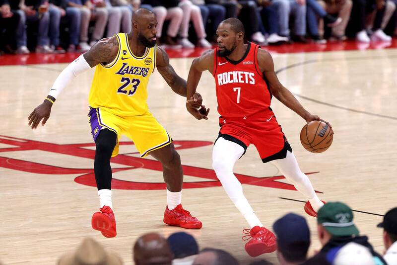 NBA季後賽開打！詹皇領軍湖人戰火箭 今日賽事預告與轉播