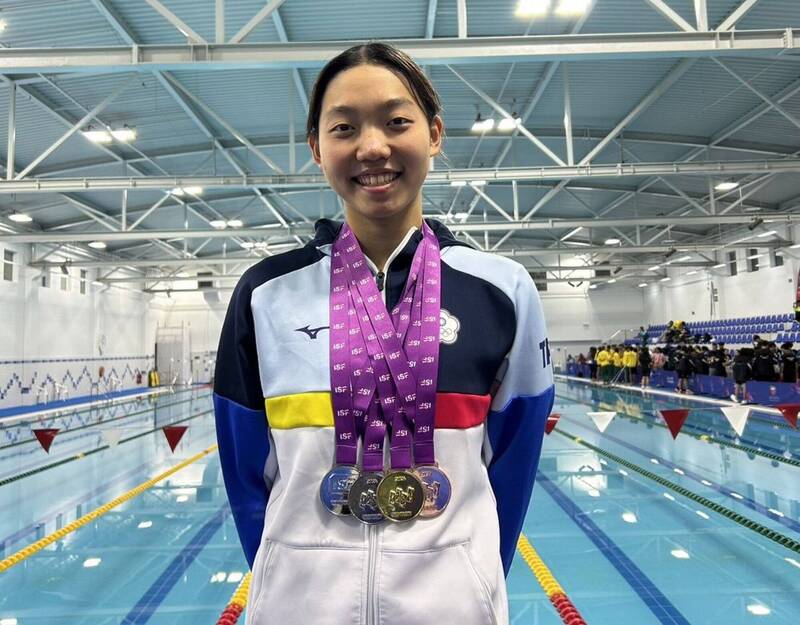 全中運游泳》連兩天破全國！混血女將張雅佳50仰式刷新全國闖亞運