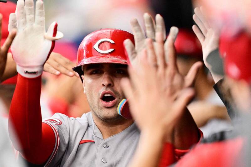 MLB》22歲大物開轟還盜三壘！紅人擊敗光芒、4連勝穩居國中龍頭