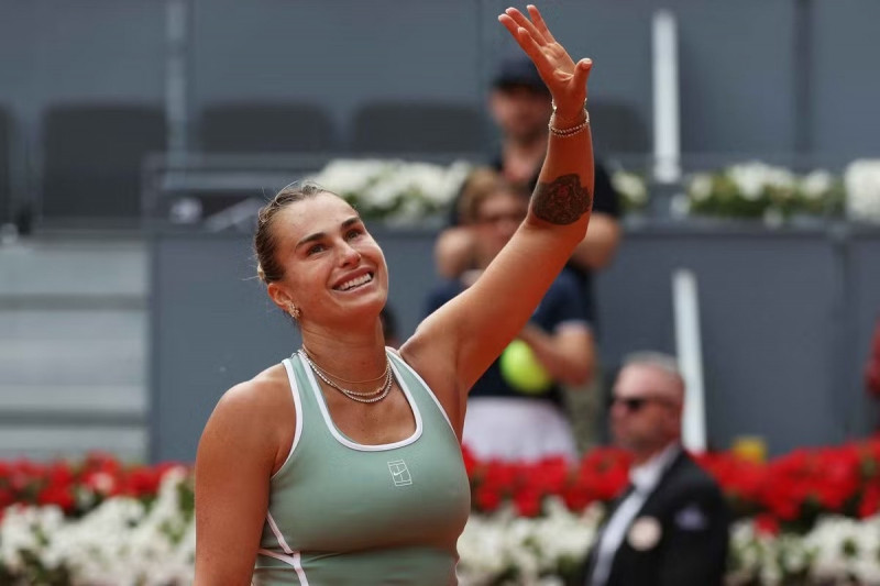 網球》球后莎巴蓮卡克服失誤亂流 朝馬德里第4冠邁出首步