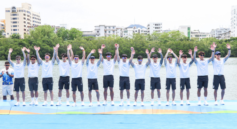 亞沙運》台灣男子龍舟斬獲12人制200公尺銅牌