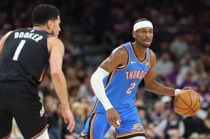 NBA季後賽》SGA命中率破8成、轟42分 雷霆系列賽聽牌