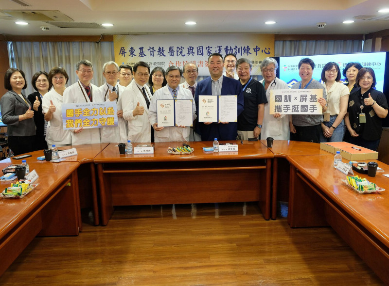 棒球國手成醫師 吳文智促屏基、國訓中心攜手打造運動醫療防線