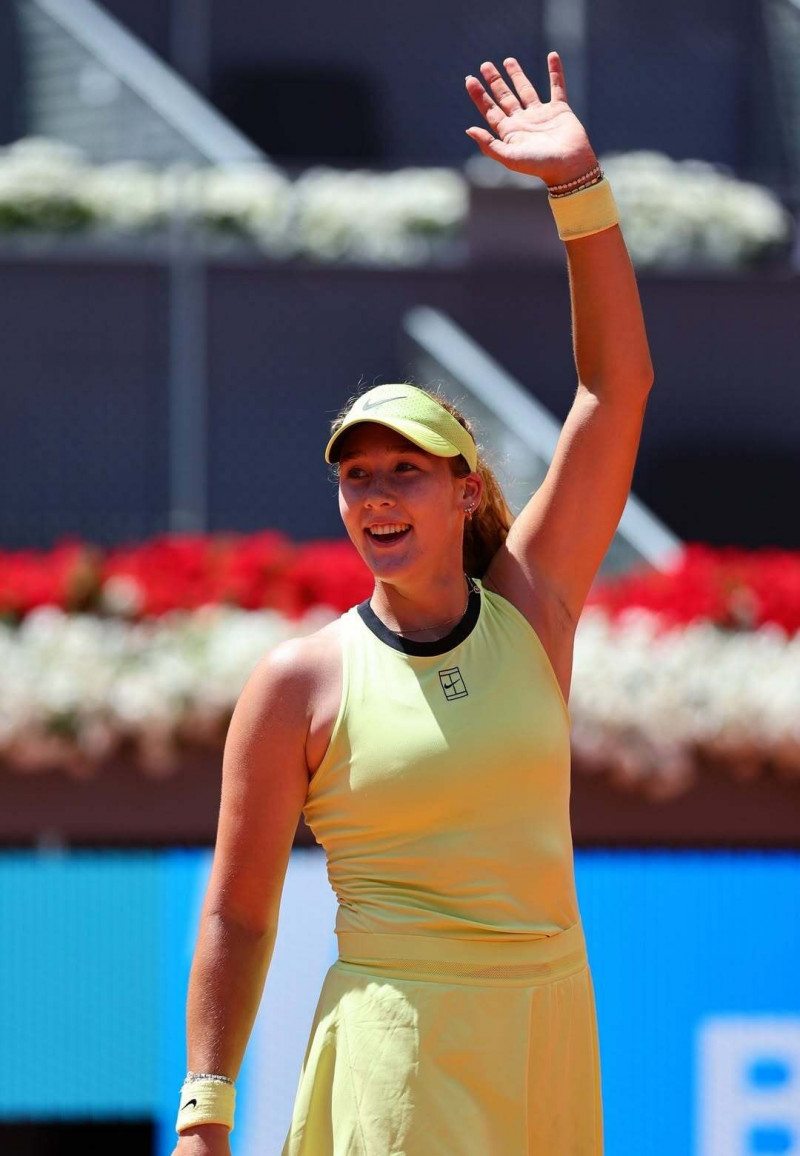 網球》安德烈耶娃生日快樂！俄國天才少女首闖馬德里4強