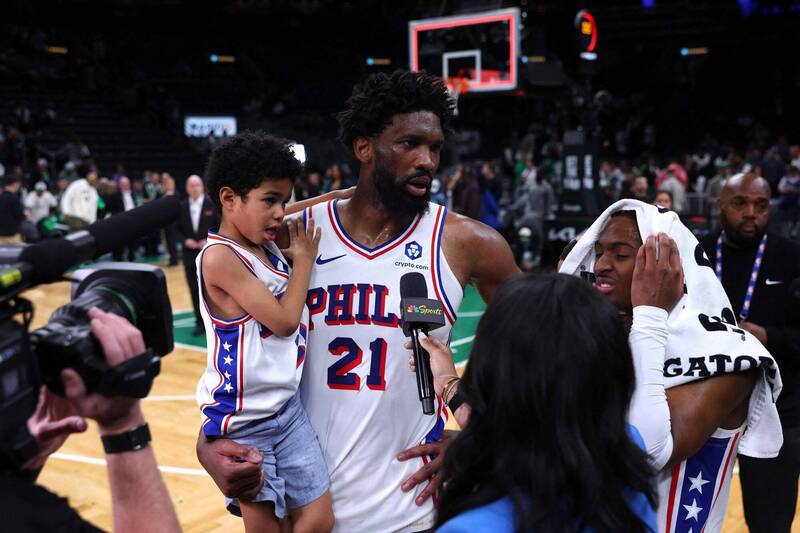 NBA季後賽》恩比德砍34分比肩歐尼爾 七六人44年來首度淘汰塞爾提克