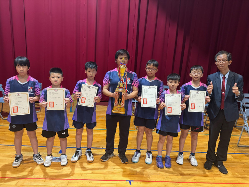 桌球》老教頭葉萬壽重出江湖 率光明國小奪下自由盃11歲組冠軍