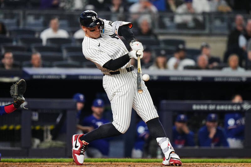 MLB》超越日本重砲！洋基「法官」狂敲15轟寫紀錄 獨居大聯盟全壘打王