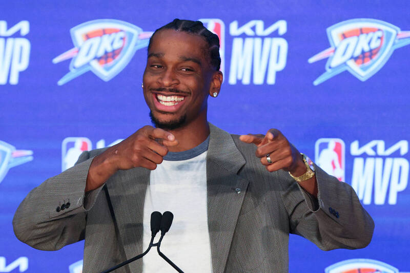 NBA》SGA連霸MVP大手筆送名牌風衣給隊友 雷霆有1人不合身