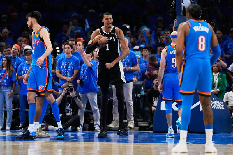 NBA季後賽》馬刺贏球功臣溫班亞瑪 41分24籃板寫狂紀錄