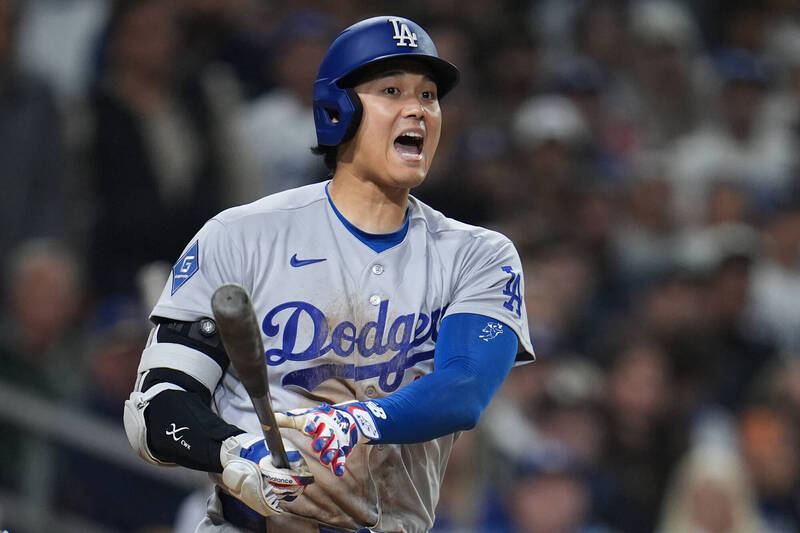 MLB》大谷翔平夯兩支長打 道奇突破火球男米勒、重返國聯西區龍頭