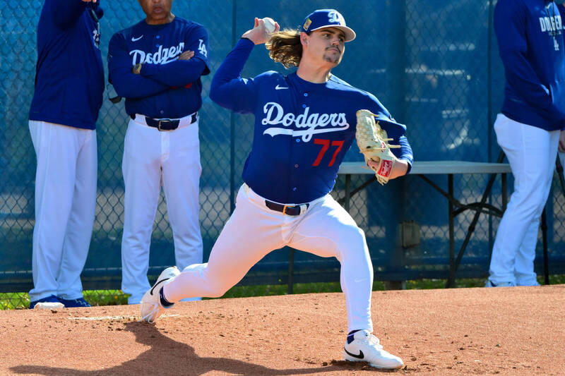 MiLB》有望頂替道奇輪值?火球新星5局狂飆7K無失分 最速160公里