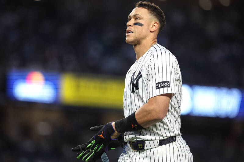 MLB》「法官」賈吉近15打數僅1安、狂吞8K 條紋軍慘遭完封