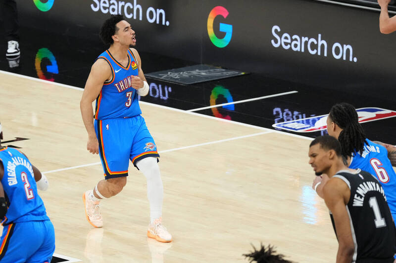 NBA季後賽》雷霆板凳大爆發寫紀錄 SGA大讚奇兵麥肯:知道自己是誰