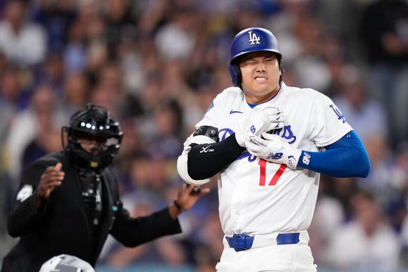 MLB》明天還能投球嗎？ 大谷翔平被觸身球砸提前退場