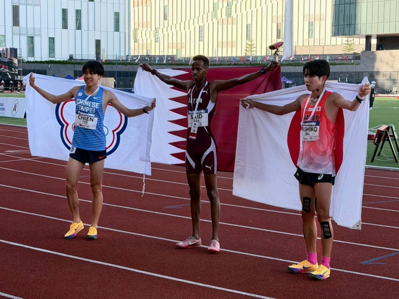 U20田徑錦標賽》簡子傑3000公尺奪銀牌創個人最佳 台灣隊獎牌開張