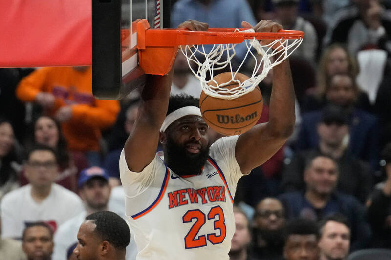 NBA季後賽》冠軍賽戰力拉警報！ 尼克禁區大將骨折無限期缺賽