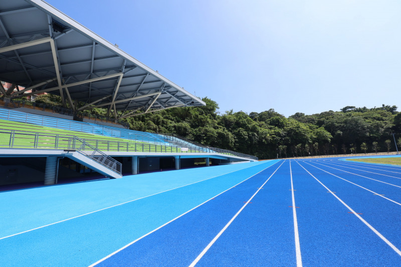 基市田徑場9月試營運 副市長邱佩琳:盼成為2027全國小學田徑賽場地