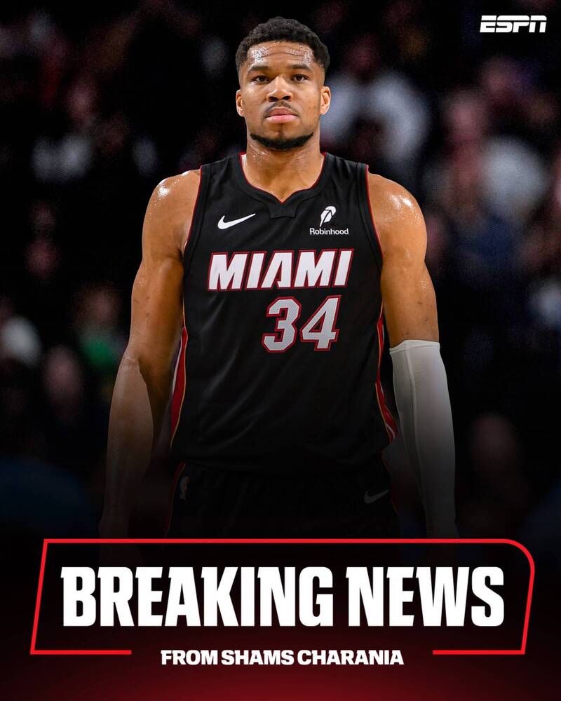 NBA》交易震撼彈!MVP球星「字母哥」轉戰熱火 公鹿拿回超大包裹