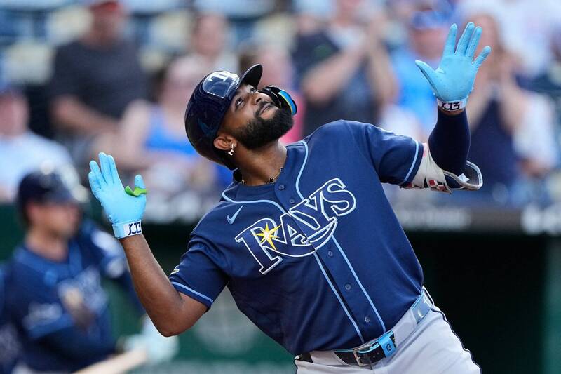 MLB》連5場開砲、近7場狂炸8轟!光芒年輕強打重砲開轟寫紀錄