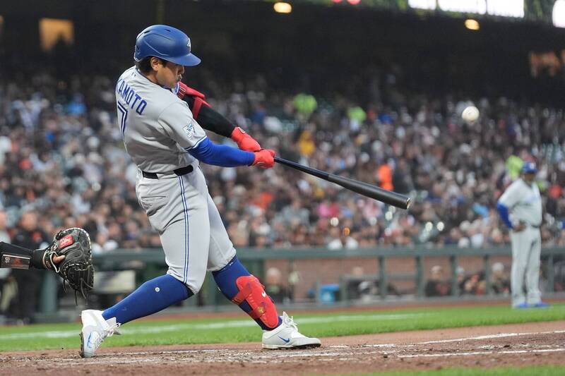 MLB》日本重砲岡本和真本季第20轟出爐 有望打破大谷翔平菜鳥紀錄