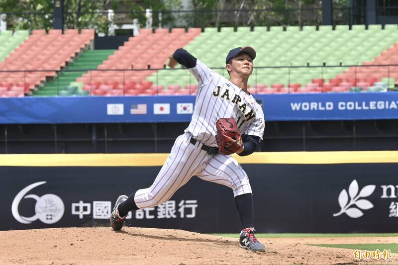 四國菁英棒球賽》日本大學王牌太狂 鈴木泰成6局14K封鎖南韓